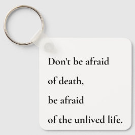 Unlive - Minimalistisches Typografie-Design Schlüsselanhänger