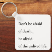 Unlive - Minimalistisches Typografie-Design Schlüsselanhänger (Vorderseite)