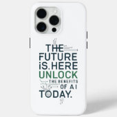 Unlock AI Future iPhone Case | Tech Revolution (Rückseite)