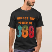 unlock the power, tshirt with magic Tesla numbers  (Vorderseite)