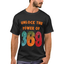 unlock the power, tshirt with magic Tesla numbers