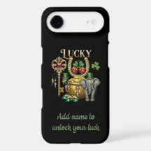 Unlock your luck personalized golden charms