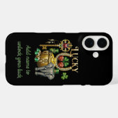 Unlock your luck personalized golden charms Case-Mate iPhone hülle (Rückseite (Horizontal))