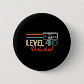 Unlocked Level 40 Birthday Boy Video Game Controll Button (Vorderseite)