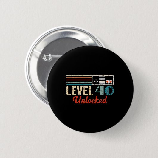 Unlocked Level 40 Birthday Boy Video Game Controll Button (Vorne & Hinten)