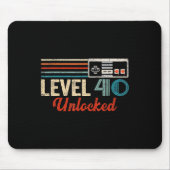 Unlocked Level 40 Birthday Boy Video Game Controll Mousepad (Vorne)