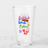 Unlocks The Fullness of Life Glas (Rückseite)