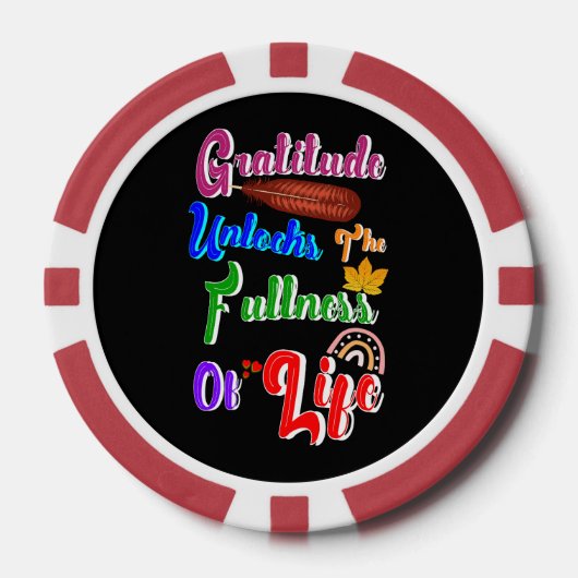 Unlocks The Fullness of Life Pokerchips (Vorderseite)
