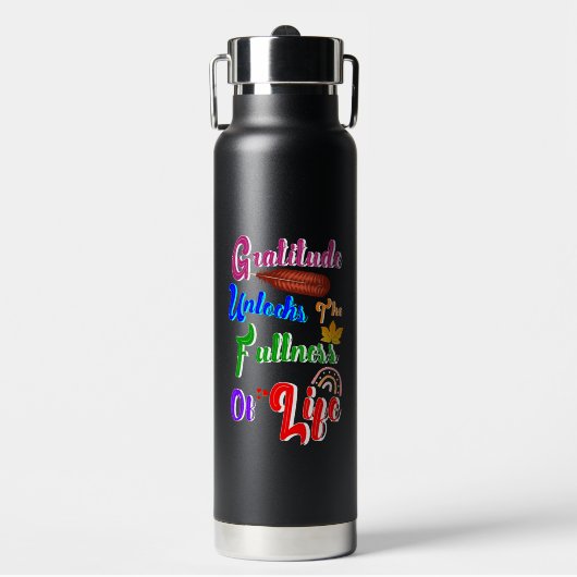 Unlocks The Fullness of Life Trinkflasche (Vorderseite)