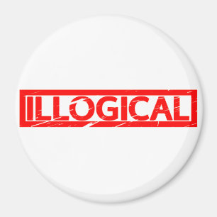 Unlogische Briefmarke Magnet