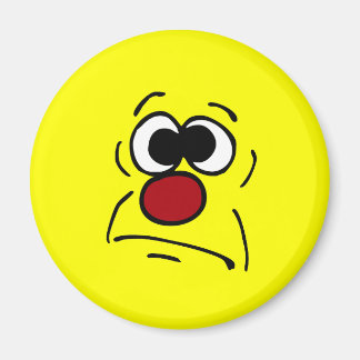 Unluck Face Grumpey Magnet
