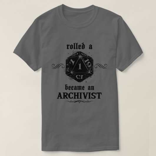 Unluck Roll Archivist T-Shirt (Design vorne)
