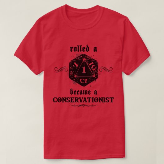 Unluck Roll Conservationist T-Shirt (Design vorne)