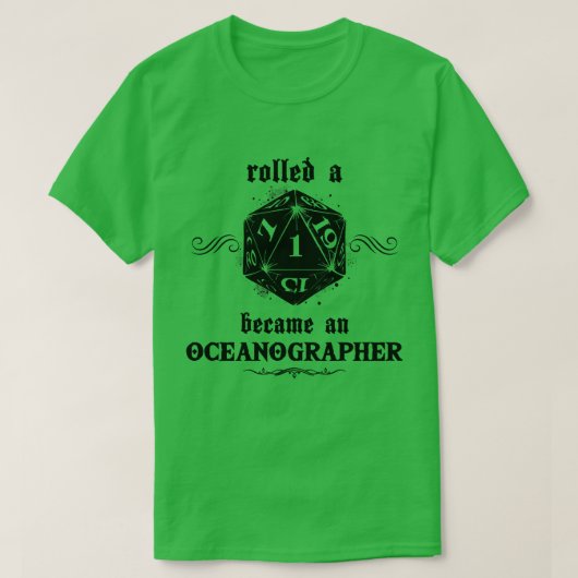 Unluck Roll Oceanographer T-Shirt (Design vorne)