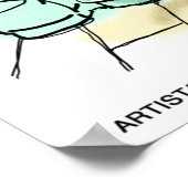 Unlustig Veröffentlichter Cartoon auf Poster (lust (Ecke)