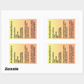 Unmaskierte Doctor-Info-Papieraufkleber Rechteckiger Aufkleber (Blatt)