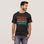 Unmaskierte, ungeimpfte ungeimpfte, unscharfe Sonn T-Shirt (Vorne ganz)