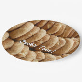 Unmengen von Snickerdoodles Pappteller (Schrägansicht)