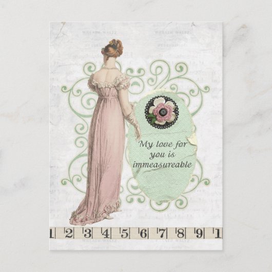 Unmessbare Liebe Postkarte (Vorderseite)