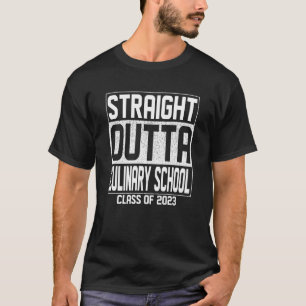 Unmittelbar am Outta Kulinarische Abschluss Klasse T-Shirt