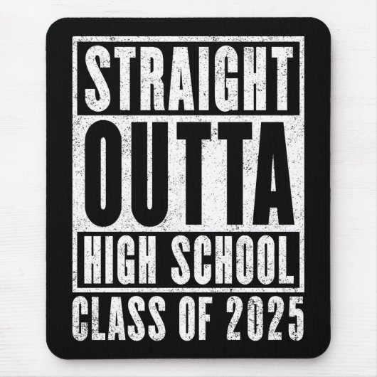 Unmittelbar an der High School 2025 (Not leidend) Mousepad (Vorne)