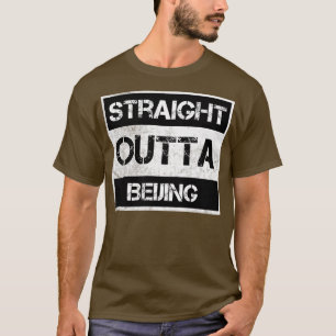 Unmittelbar außerhalb Pekings China Vintag so ersc T-Shirt