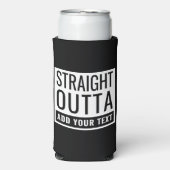 Unmittelbar dahinter fügt Ihr Text lustige Meme Fu Selters Dosenkühler (Seltzer Vorderseite)