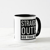 Unmittelbar dahinter fügt Ihr Text Spaß Parody Fun Tasse (VorderseiteRechts)