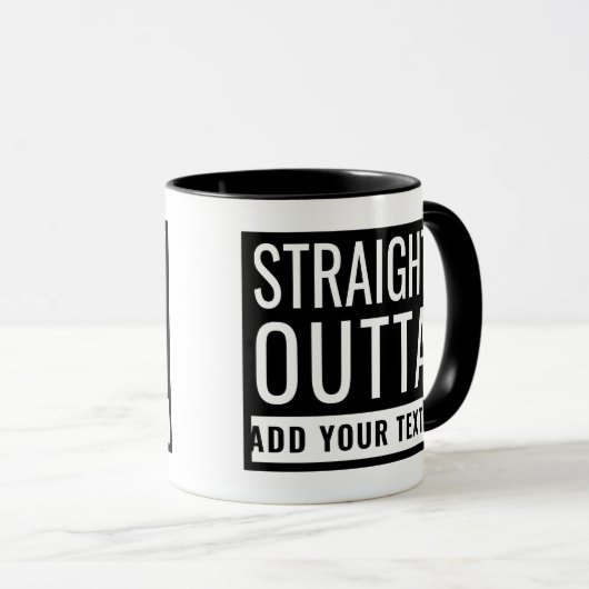 Unmittelbar dahinter fügt Ihr Text Spaß Parody Fun Tasse (VorderseiteRechts)