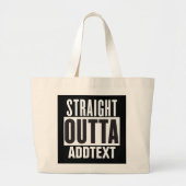 Unmittelbar hinter dem Text Jumbo Stoffbeutel (Vorne)