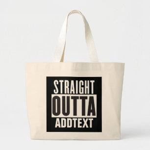 Unmittelbar hinter dem Text Jumbo Stoffbeutel