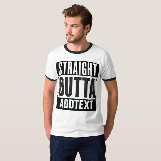 Unmittelbar hinter dem Text T-Shirt (Vorne ganz)