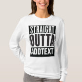 Unmittelbar hinter dem Text T-Shirt (Vorderseite)