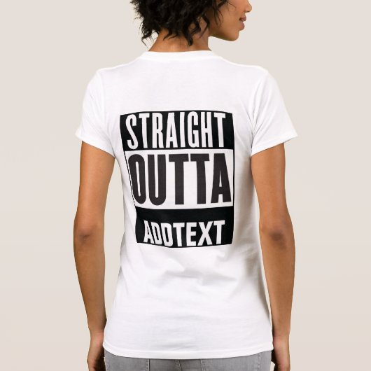 Unmittelbar hinter dem Text T-Shirt (Rückseite)