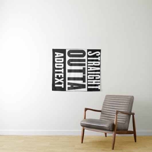 Unmittelbar hinter dem Text Wandteppich (Beispiel (Horizontal))