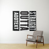 Unmittelbar hinter dem Text Wandteppich (Beispiel (Horizontal))