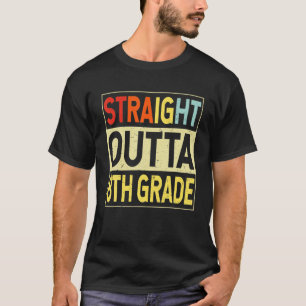 Unmittelbar vor dem 8. Grade Graduate Achte Gradua T-Shirt