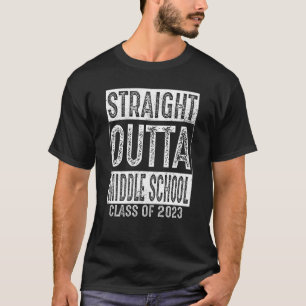 Unmittelbare Mittelschule 2023 Abschluss T-Shirt