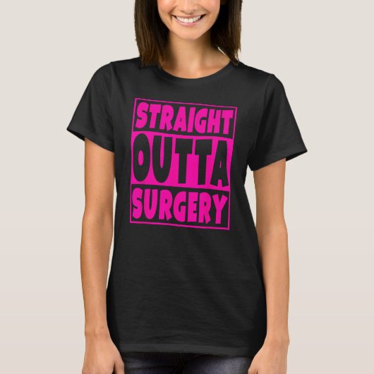 Unmittelbare Operation Funny Get Well Gift T-Shirt (Vorderseite)