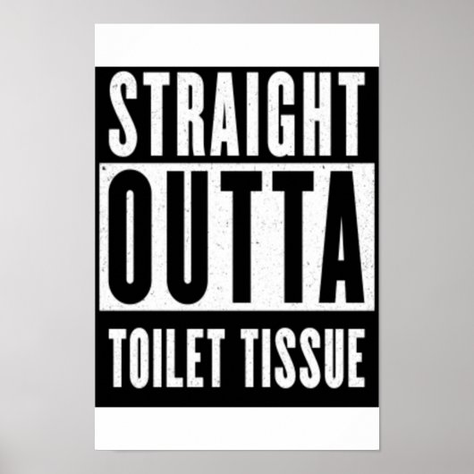 Unmittelbare Toilette Gewehrspende Funny Prepper G Poster (Vorne)