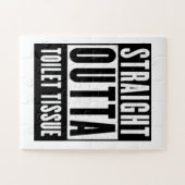 Unmittelbare Toilette Gewehrspende Funny Prepper G Puzzle (Horizontal)