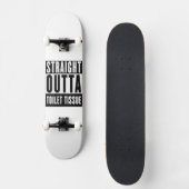 Unmittelbare Toilette Gewehrspende Funny Prepper G Skateboard (Vorderseite)