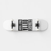 Unmittelbare Toilette Gewehrspende Funny Prepper G Skateboard (Horizontal)