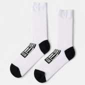 Unmittelbare Toilette Gewehrspende Funny Prepper G Socken (Linkes Detail)