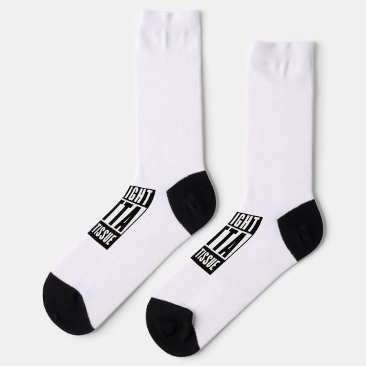 Unmittelbare Toilette Gewehrspende Funny Prepper G Socken (Linkes Detail)