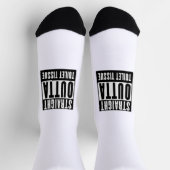 Unmittelbare Toilette Gewehrspende Funny Prepper G Socken (Oben)