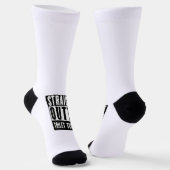 Unmittelbare Toilette Gewehrspende Funny Prepper G Socken (Gewinkelt)