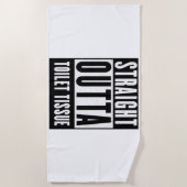 Unmittelbare Toilette Gewehrspende Funny Prepper G Strandtuch (Vorderseite)