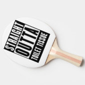 Unmittelbare Toilette Gewehrspende Funny Prepper G Tischtennis Schläger (Seitenansicht)