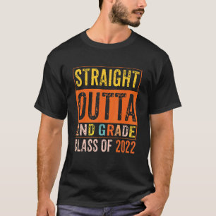 Unmittelbare zweite Gra?e 2. Grade farbenfrohe Bas T-Shirt
